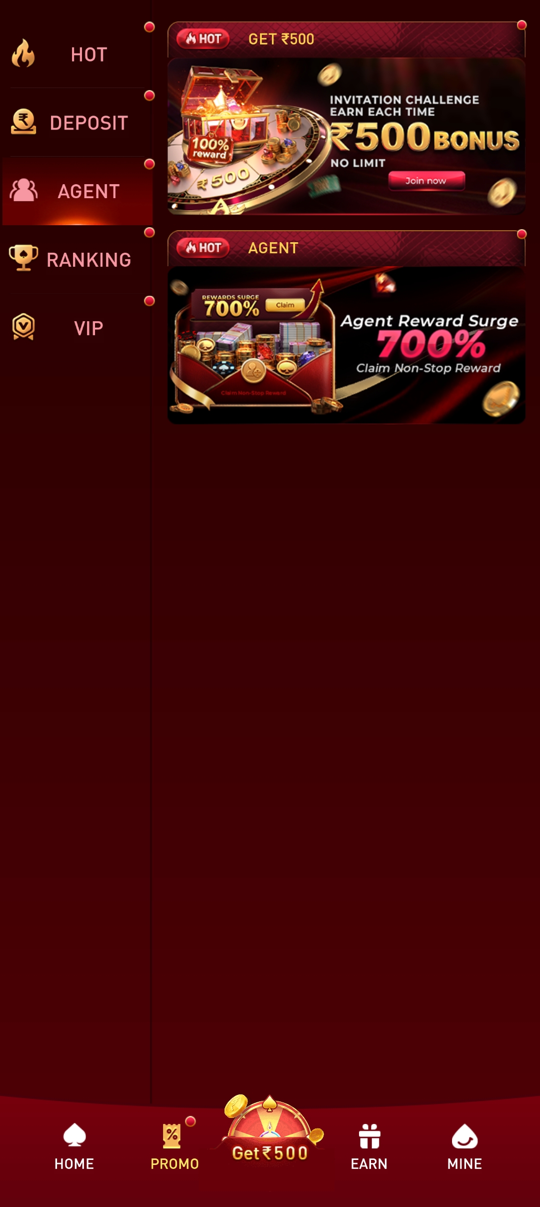 777in app screenshot — Instant withdrawals to UPI