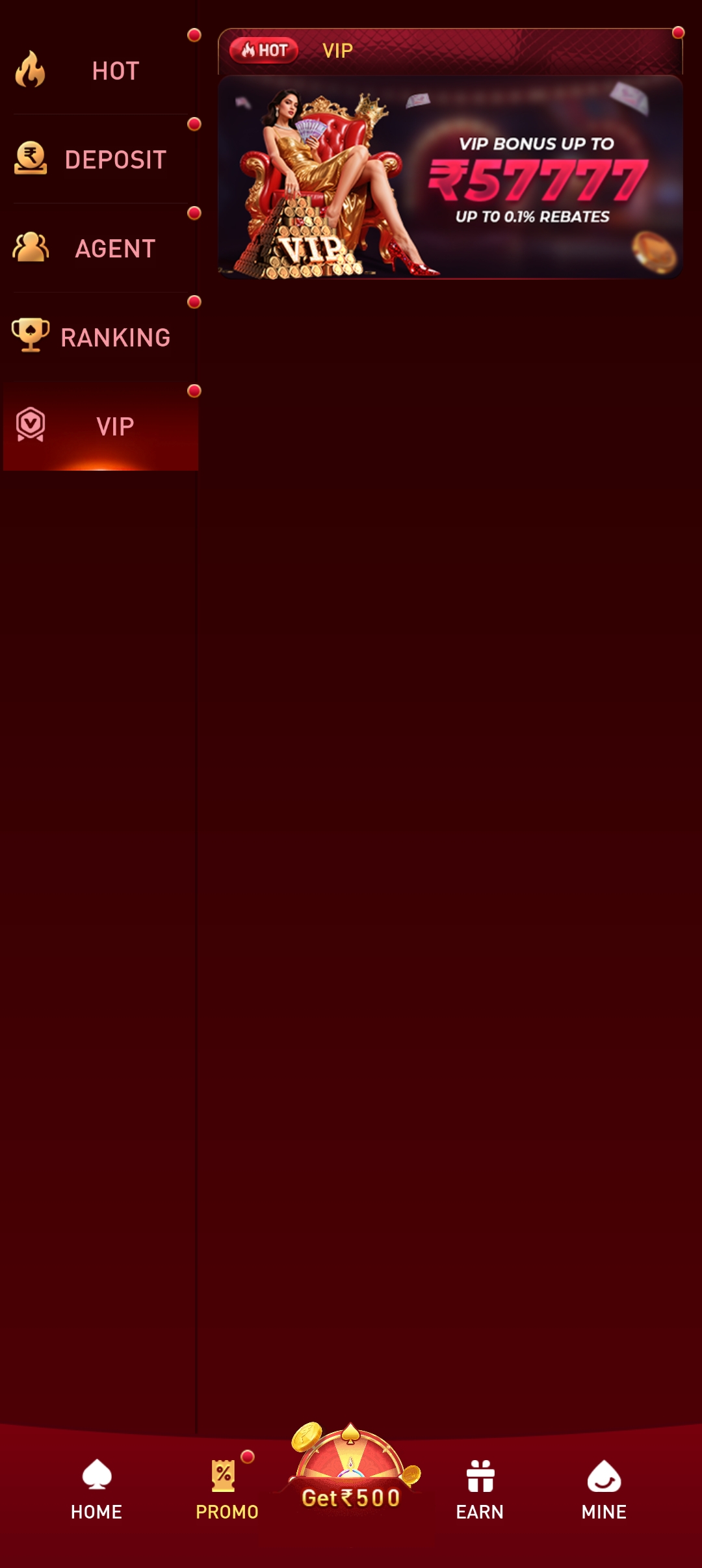 777in app screenshot — Hundreds of slots